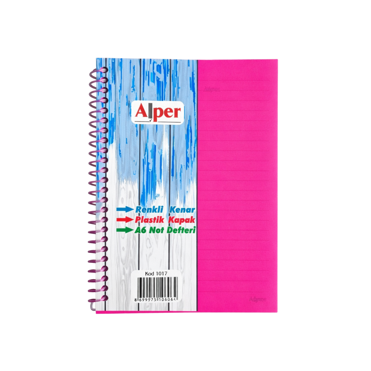 ALPER A6 NOT DEFTERİ 12 Lİ