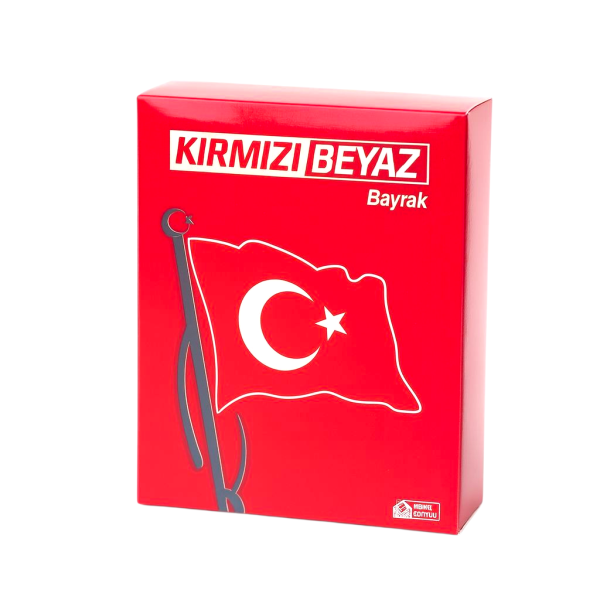 KIRMIZI BEYAZ BAYRAK 40X60 CM 3 LÜ