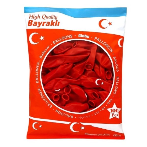 ATOM BAYRAKLI BALON