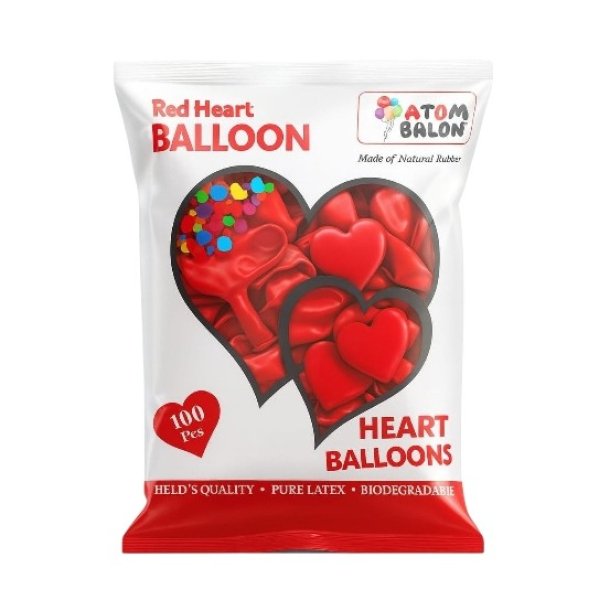 ATOM KALP BALON 100 LÜ