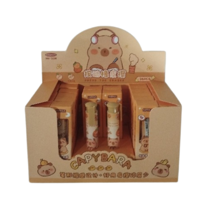 CAPYBARA BASMALI SİLGİ 26 LI