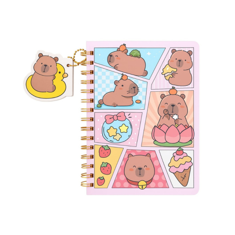 CAPYBARA SPİRALLİ 2 A5 DEFTER
