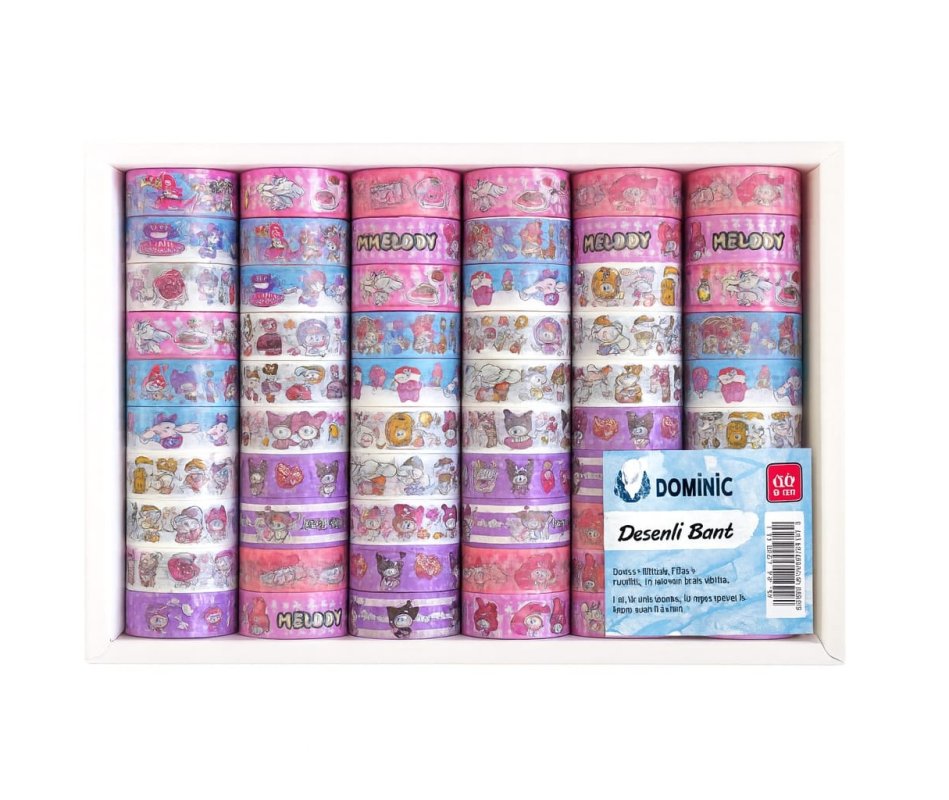 DOMİNİC DESENLİ BANT 60 LI