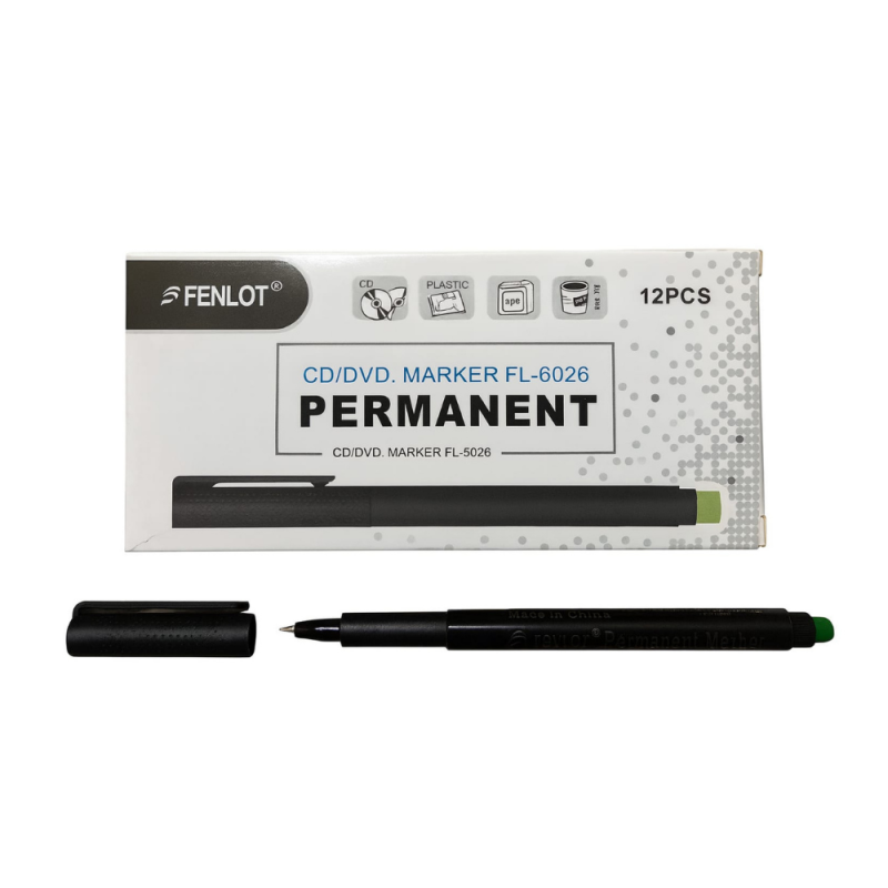 FENLOT CD KALEMİ SİYAH İNCE UÇ 12 Lİ