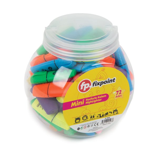FIXPOINT 5921 MİNİ FOSFORLU KALEM 72 Lİ