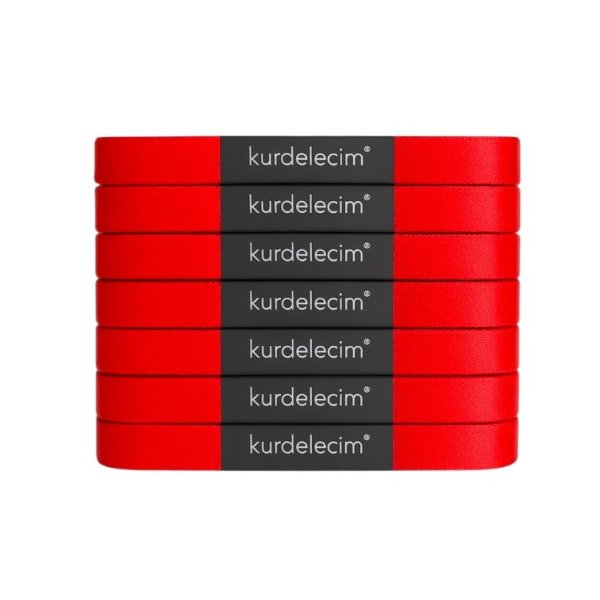 KURDELECİM 10 MM - 10 MT KIRMIZI KURDELE 10 LU