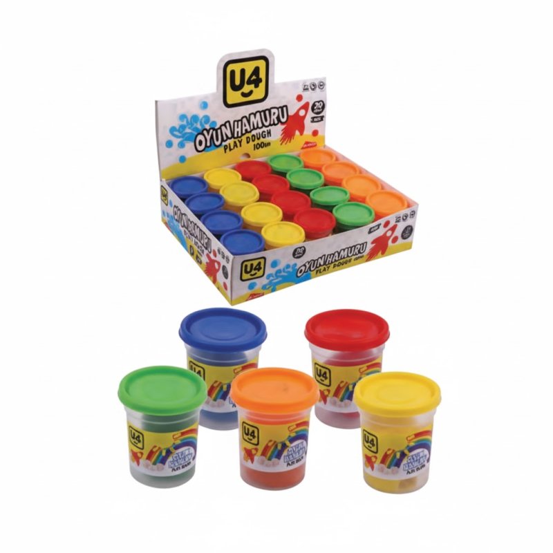 U-4 OYUN HAMURU KARIŞIK 100 GR 20 Lİ