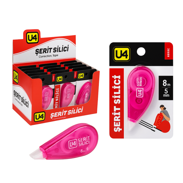 U-4 ŞERİT SİLİCİ 8 MT 24 LÜ