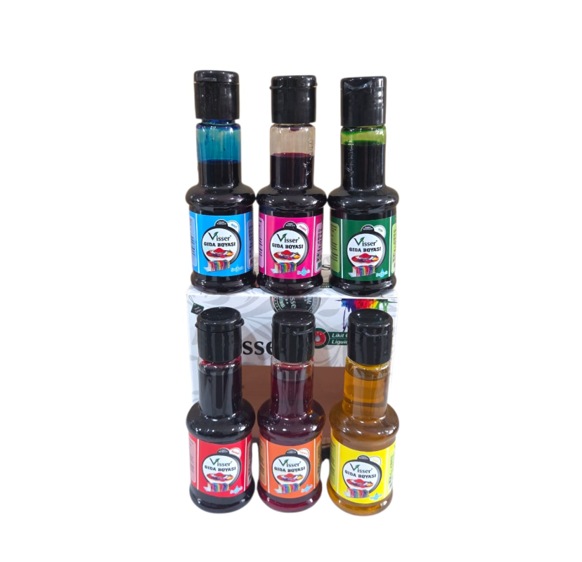 VİSSER GIDA BOYASI SIVI 6 RENK KARIŞIK