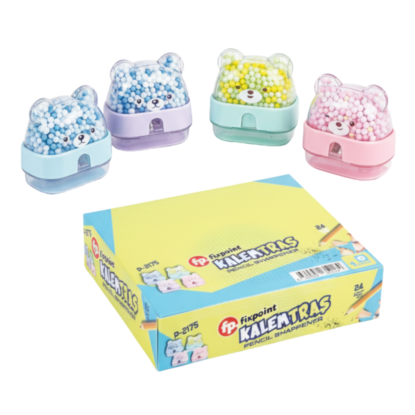 FİXPOİNT KALEMTRAŞ AYICIK 24 LÜ