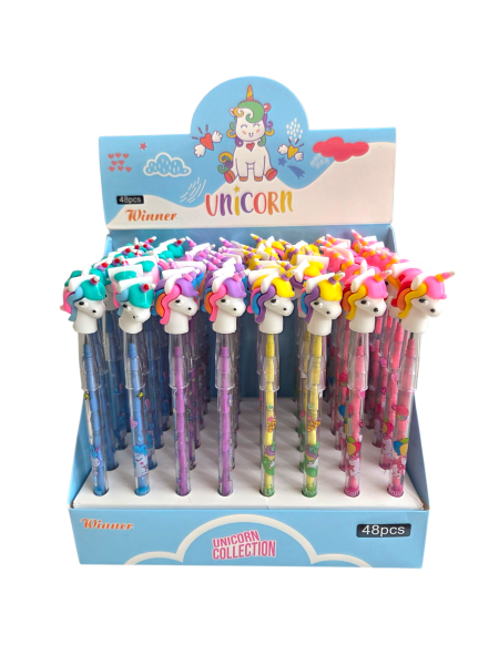 DOMİNİC YUMURTLAYAN KALEM UNİCORN  48 Lİ