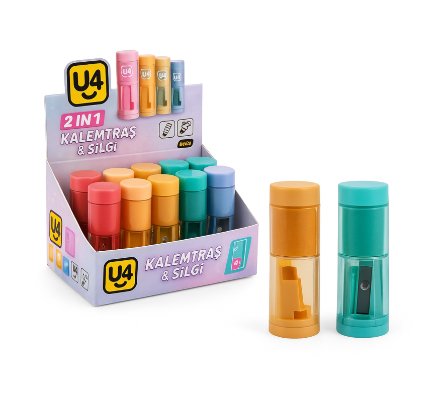 U-4 KALEMTRAŞ SİLGİLİ 12 Lİ U4-3697