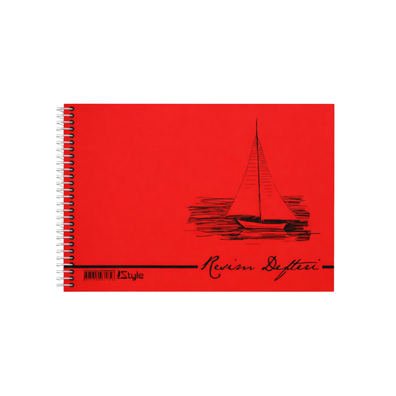 NEW STYLE PP KAPAK SPİRALLİ RESİM DEFTERİ 25X35 25 YP 12 Lİ