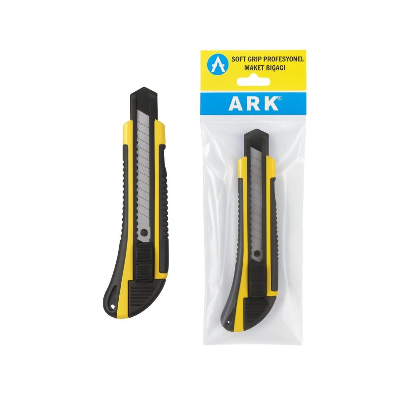 ARK MAKET BIÇAĞI SOFT GRİP 18 MM 24 LÜ