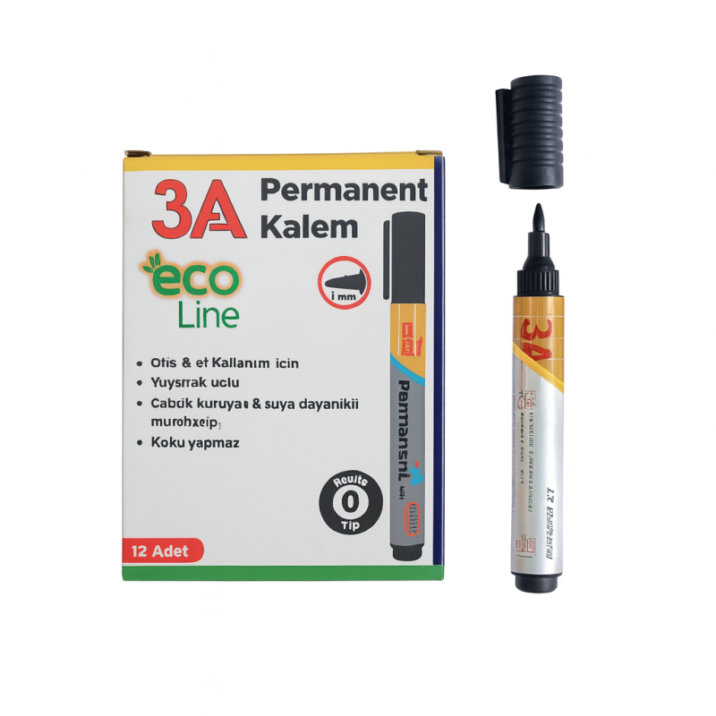 ARK KOLİ KALEMİ SİYAH 12 Lİ