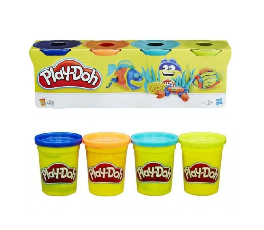 PLAY DOH OYUN HAMURU 4 RENK 448 GR 16 LI