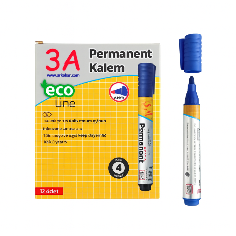 ARK KOLİ KALEMİ EKO MAVİ 12 Lİ