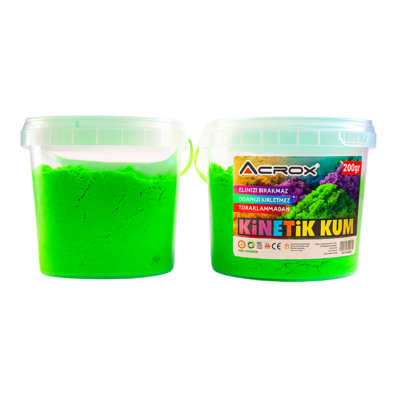 ACROX KİNETİK KUM YEŞİL 400 GR