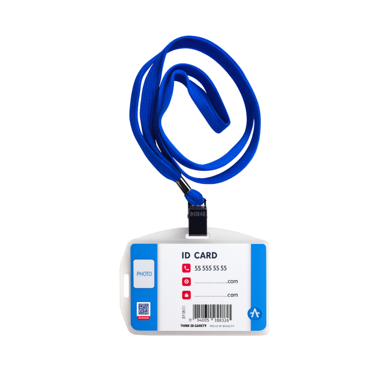 ARK YAKA KARTI İPLİ ŞEFFAF