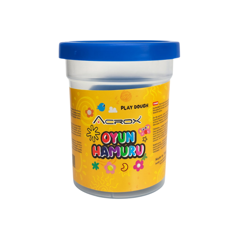 ACROX TEKLİ OYUN HAMURU MAVİ 110 GR