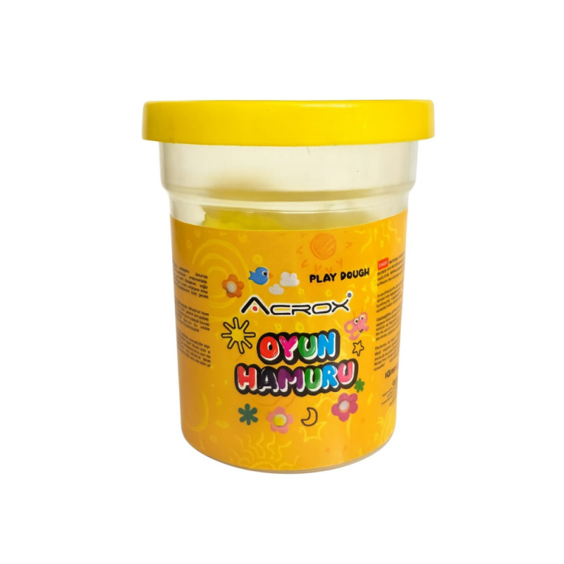 ACROX TEKLİ OYUN HAMURU SARI 110 GR