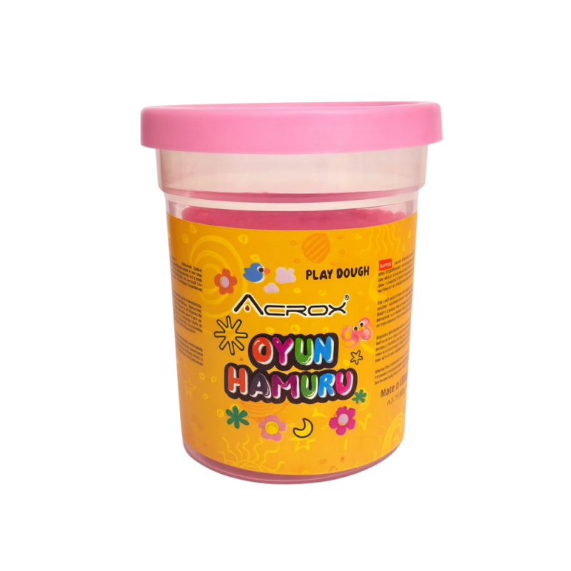 ACROX TEKLİ OYUN HAMURU PEMBE 110 GR