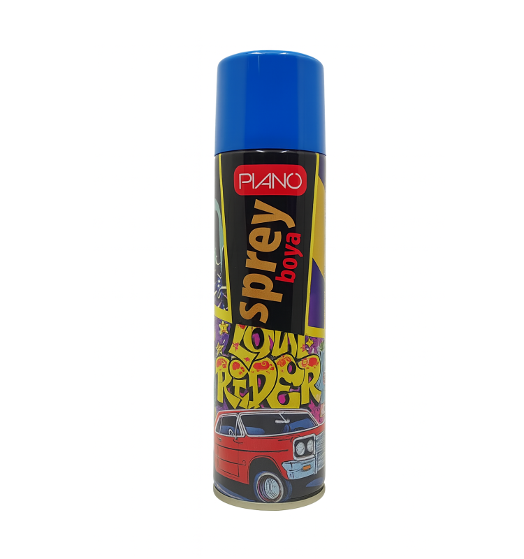 PIANO SPREY BOYA 200 ML MAVİ 12 Lİ