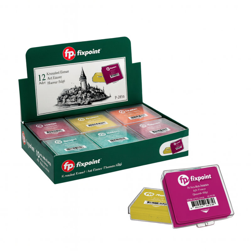 FİXPOİNT HAMUR SİLGİ RENKLİ 12 Lİ P-2886