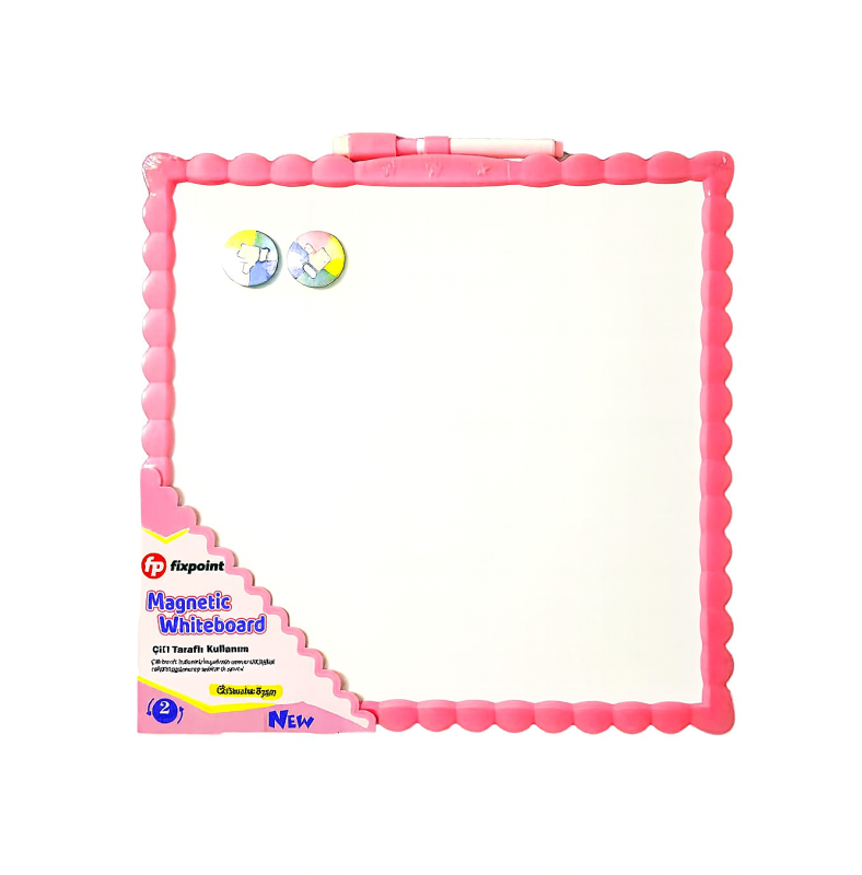FİXPOİNT MANYETİK YAZI TAHTASI İKİ YÖNLÜ 29X29 CM P-0560