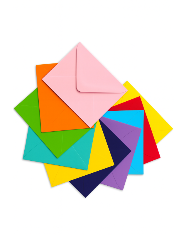 ANADOLU RENKLİ ZARF BÜYÜK BOY 10 RENK 100 LÜ