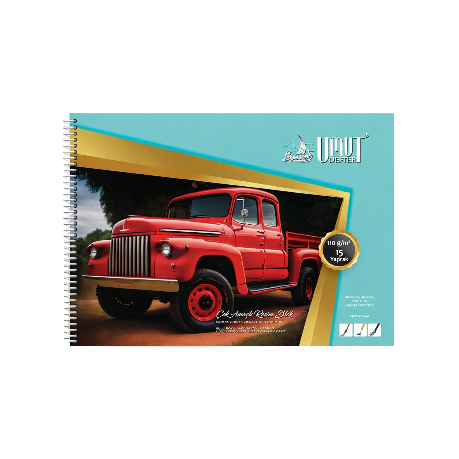UMUT RESİM DEFTERİ KK 35X50 25 YPR 80 GR 12 Lİ