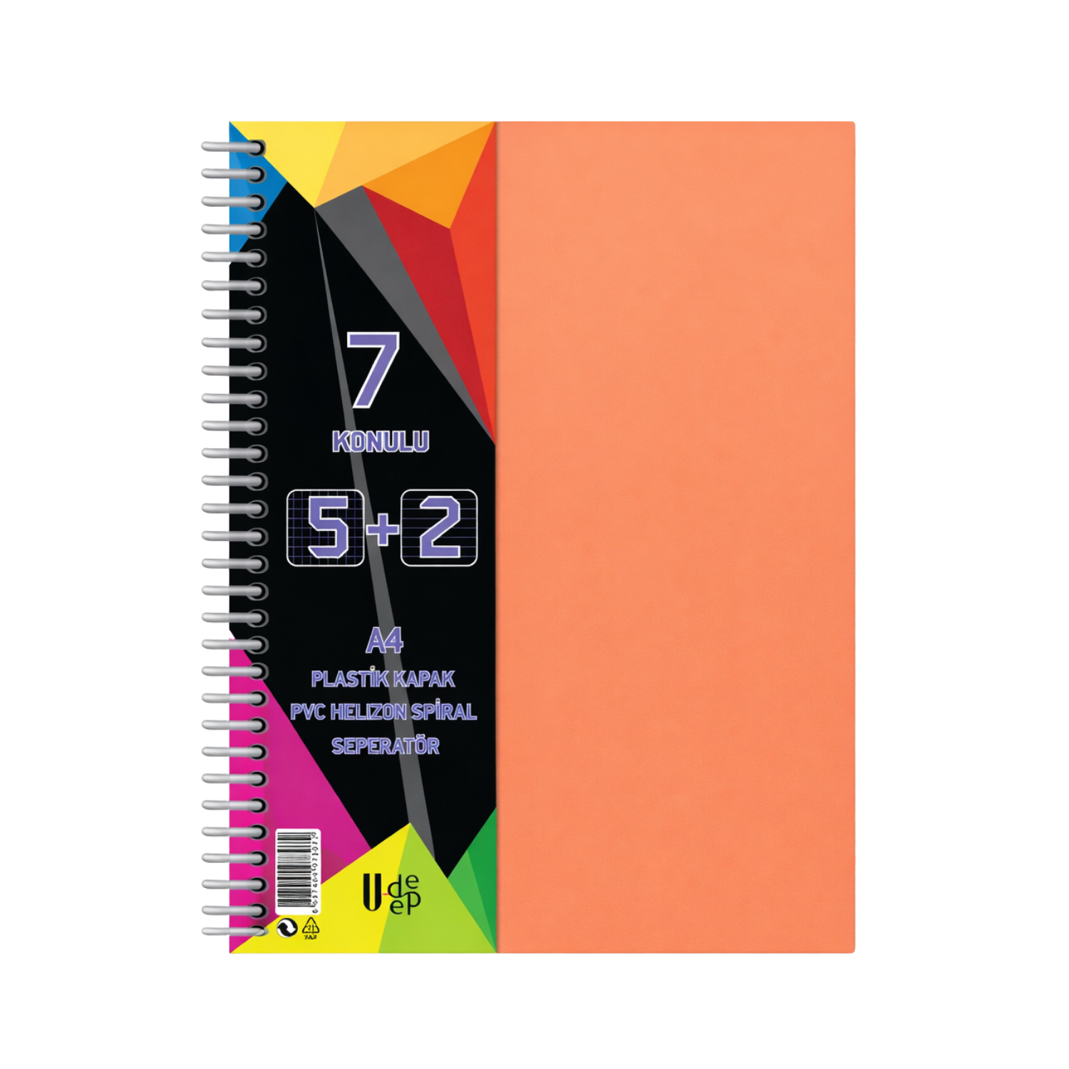 U DEEP SPİRALLİ PP KAPAK 5+2 - 175 YP 7 AYRAÇ 24 LÜ