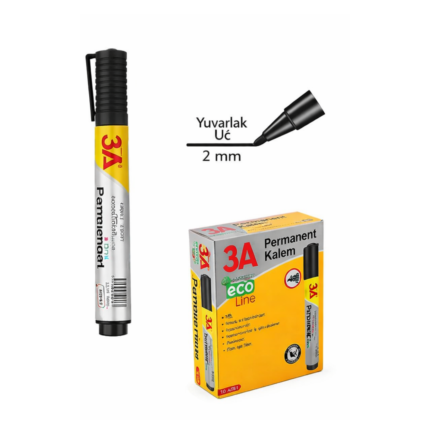 ARK KOLİ KALEMİ EKO SİYAH 12 Lİ