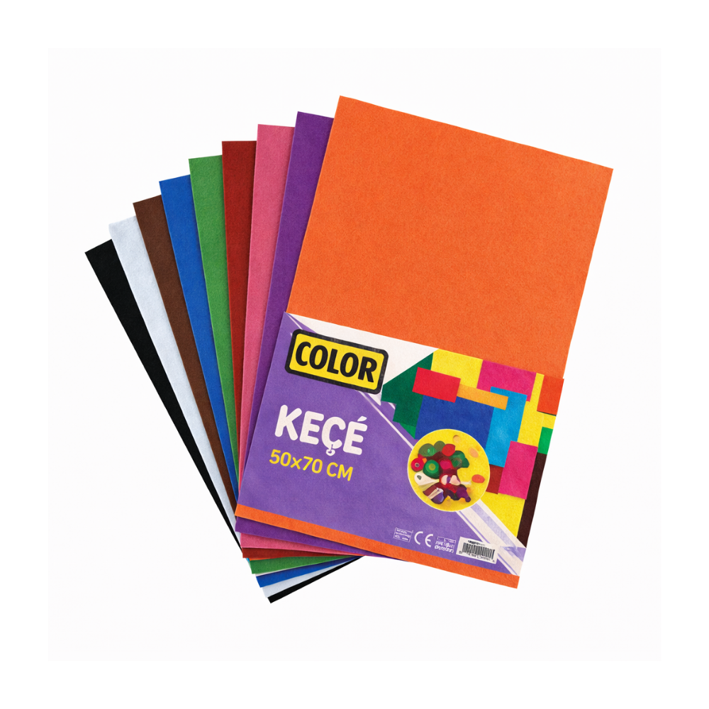 COLORBANK KEÇE 50X70 CM 10 RENK