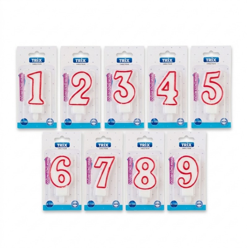 DOĞUM GÜNÜ MUMU RAKAM 36 LI D-144