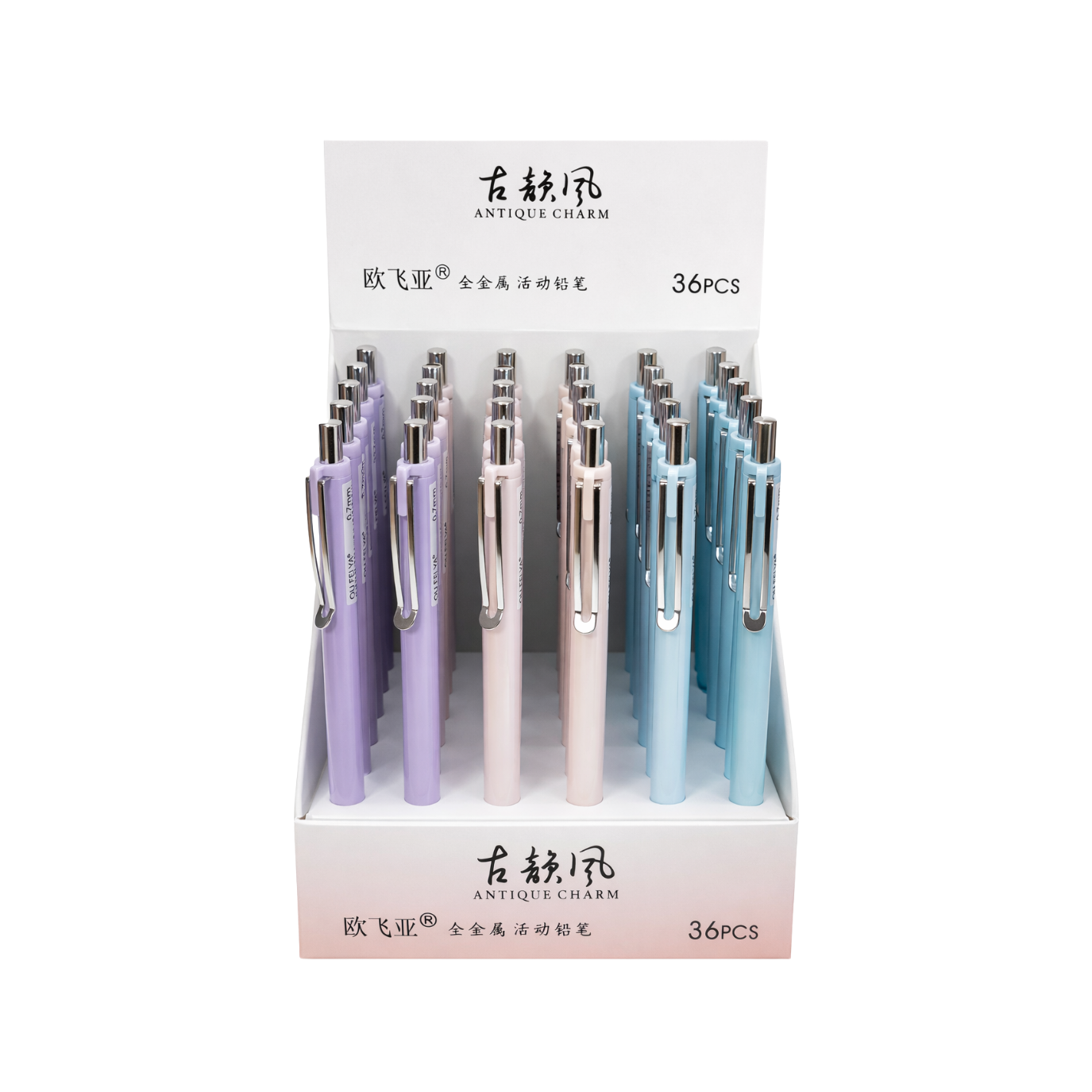 ANTİQUE METAL VERSATİL KALEM 36 LI MP-1009