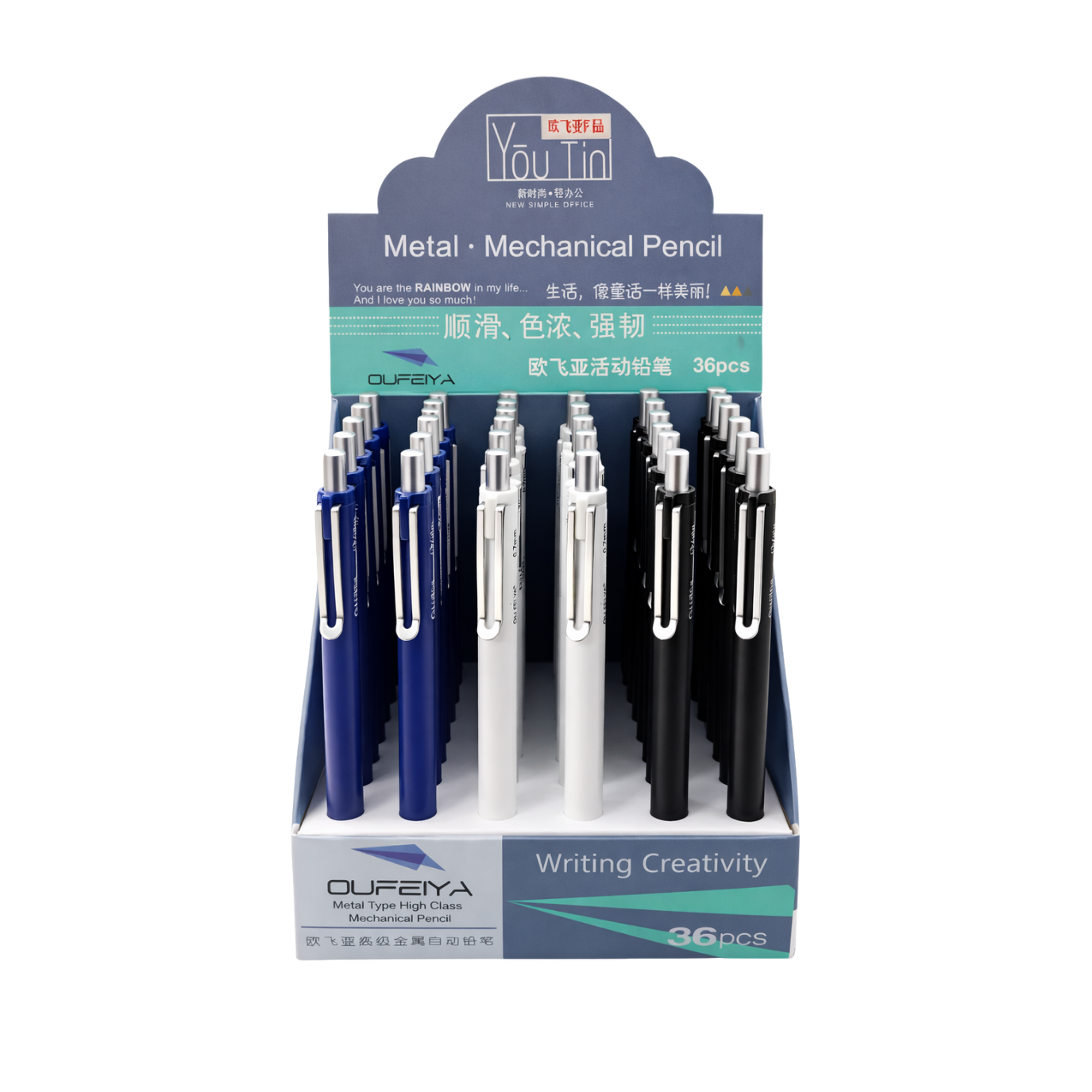 OUFEİYA METAL VERSATİL KALEM 36 LI MP-1010