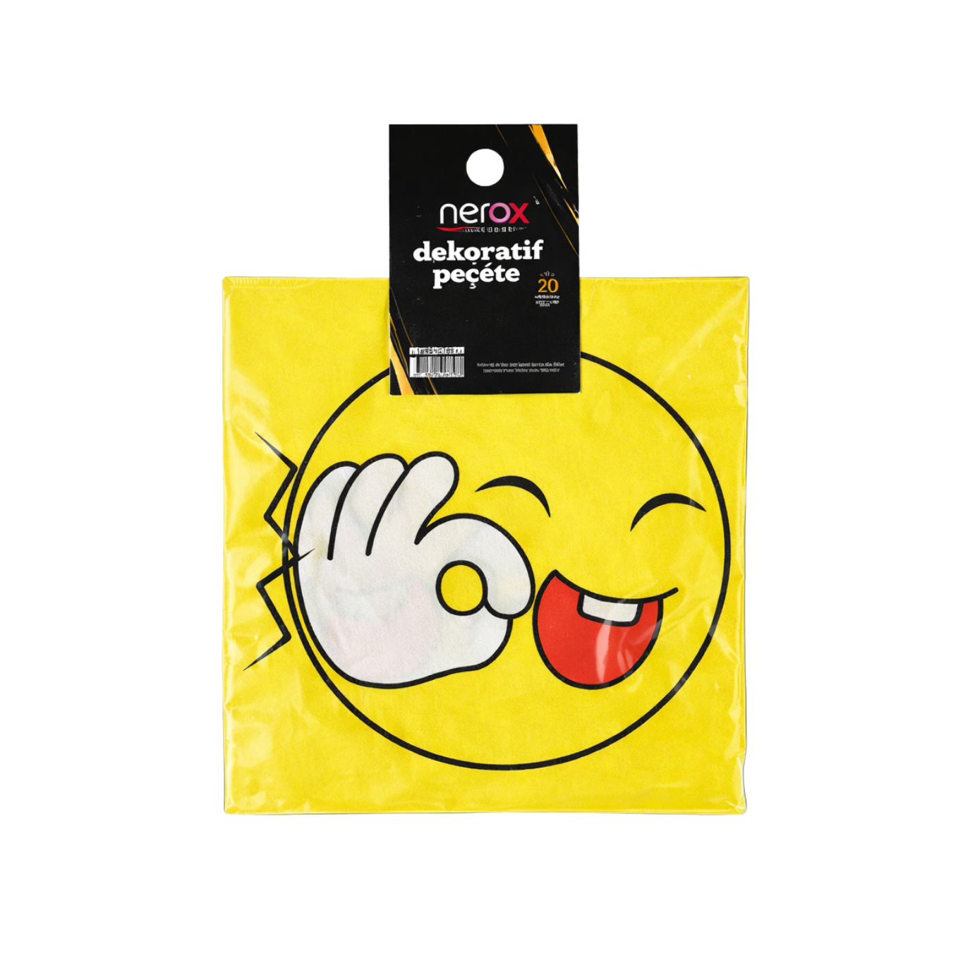 NEROX GÜLEN PEÇETE 10 LU 33X33 CM NRX-4578