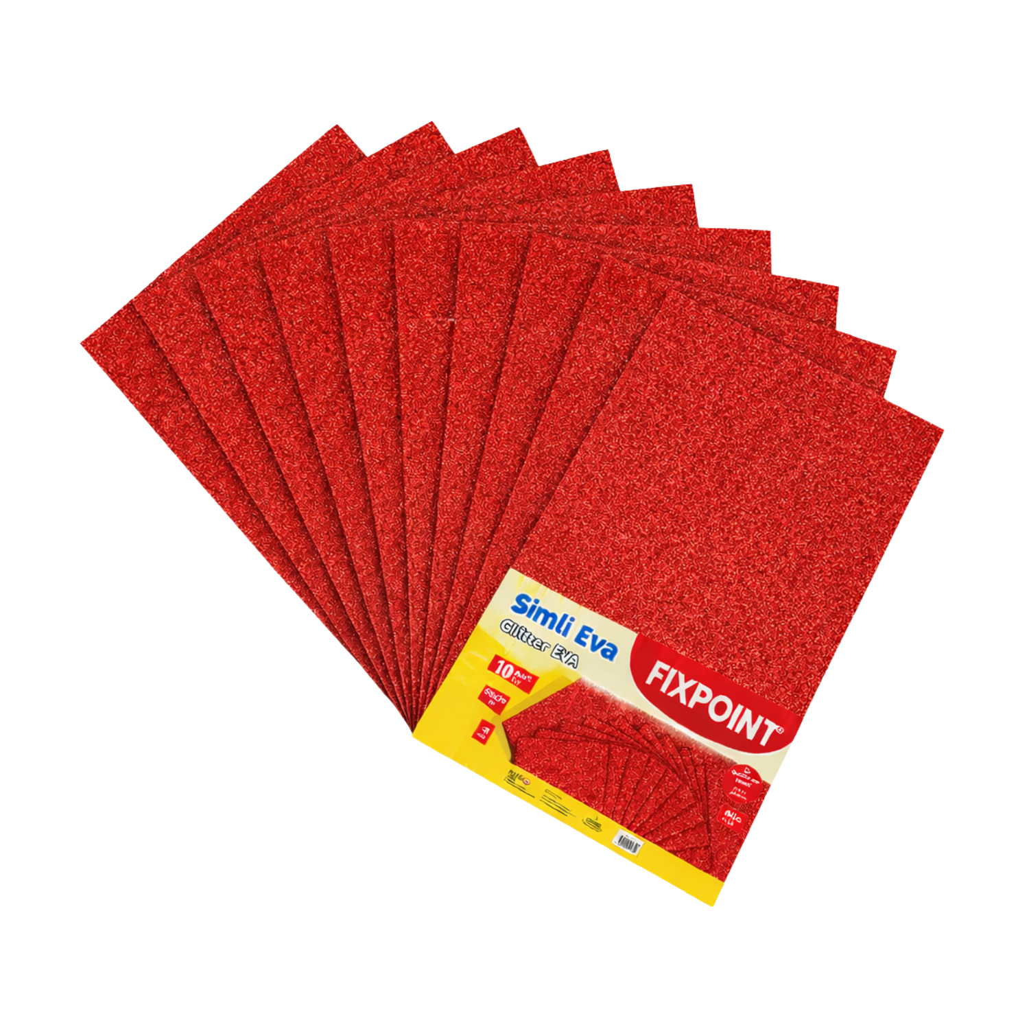 FixPoint Eva Simli 50x70cm 10 lu Kırmızı P-5992