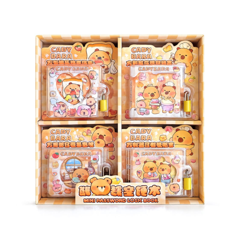 CAPYBARA MİNİ STİCKER DEFTER 48 Lİ