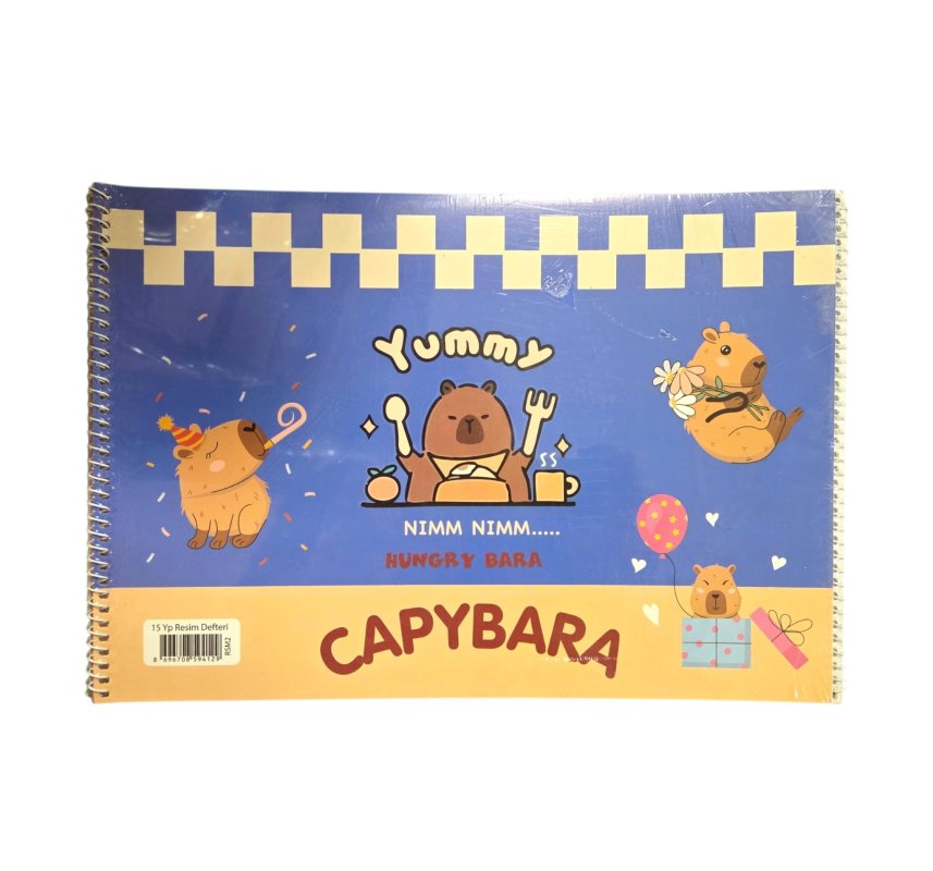 RESİM DEFTERİ CAPYBARA 25X35 24 LÜ