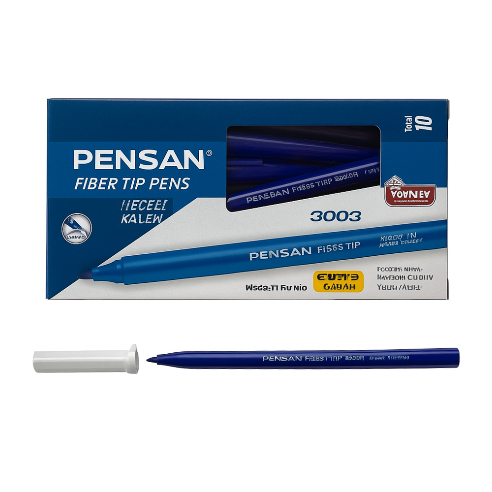 PENSAN KEÇELİ KALEM MAVİ 10 LU