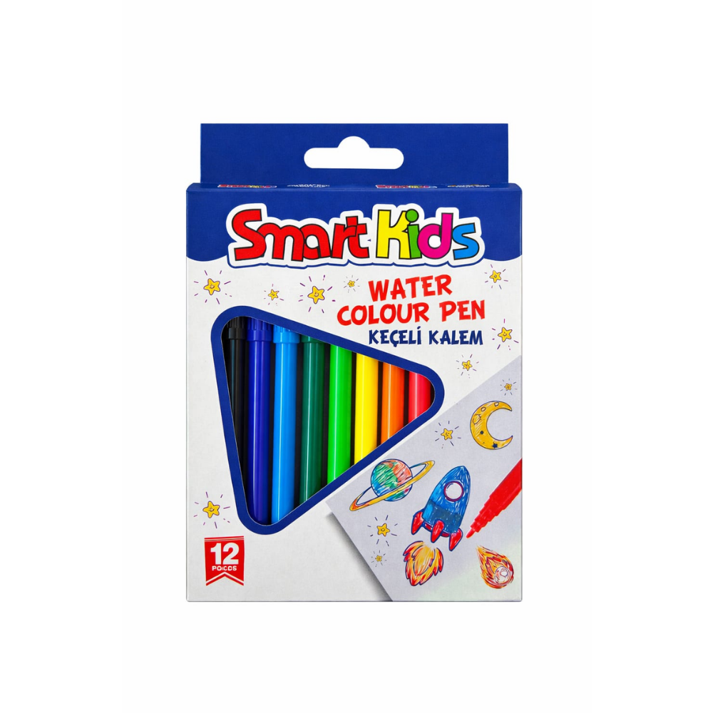 SMART KİDS KEÇELİ KALEM 12 RENK
