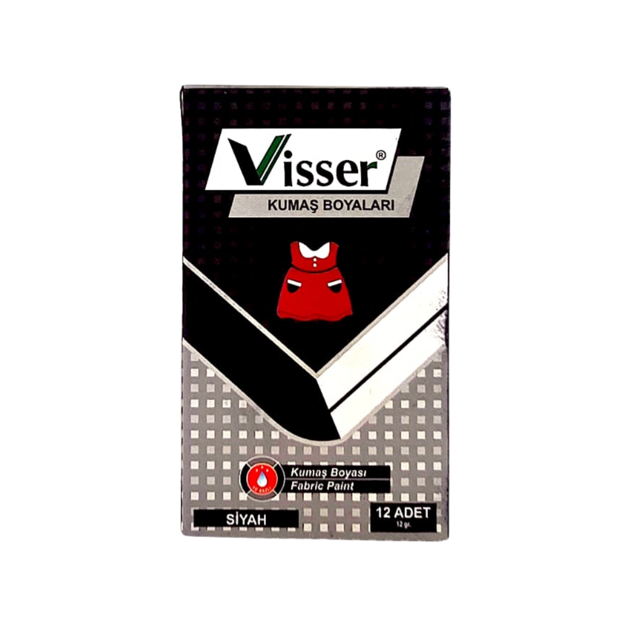 VİSSER KUMAŞ BOYASI TOZ 12 GR x 12 ADET