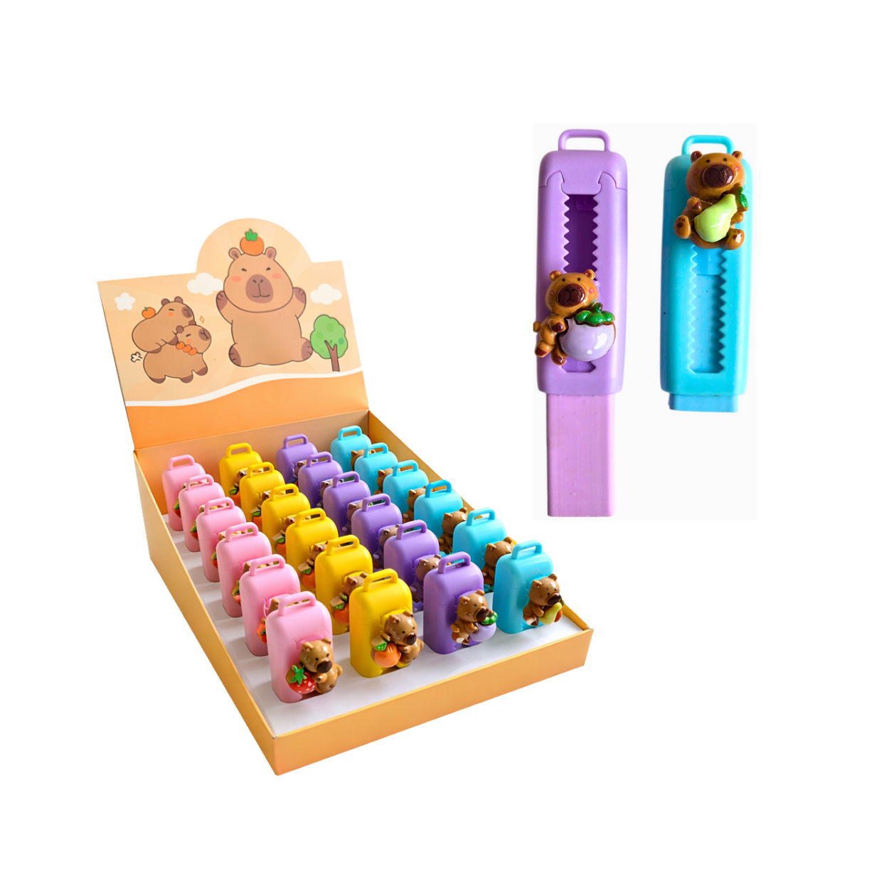 DOMİNİC CAPYBARA ÇEKME SİLGİ 24 LÜ