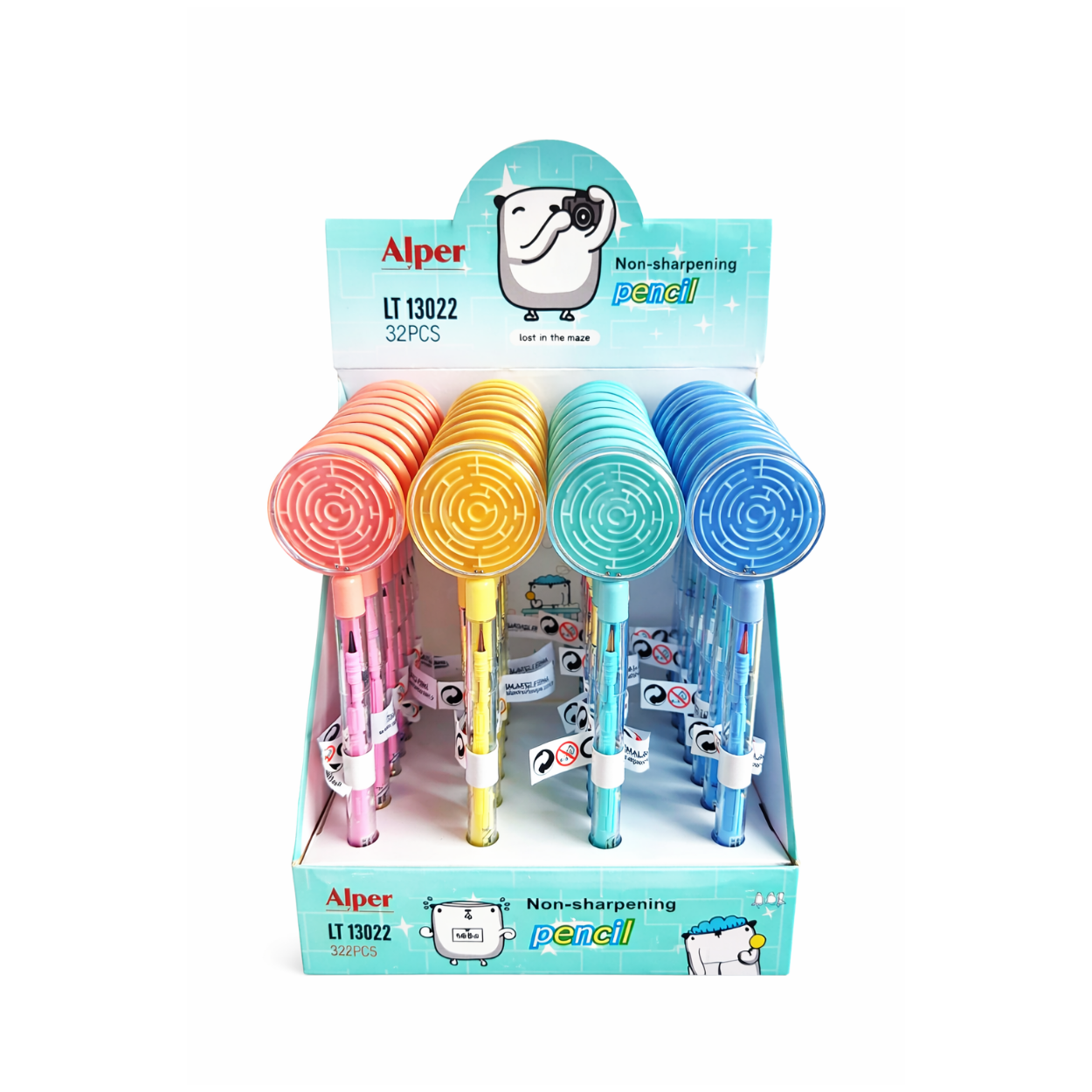 ALPER GEÇMELİ LABİRENT KALEM 32 Lİ