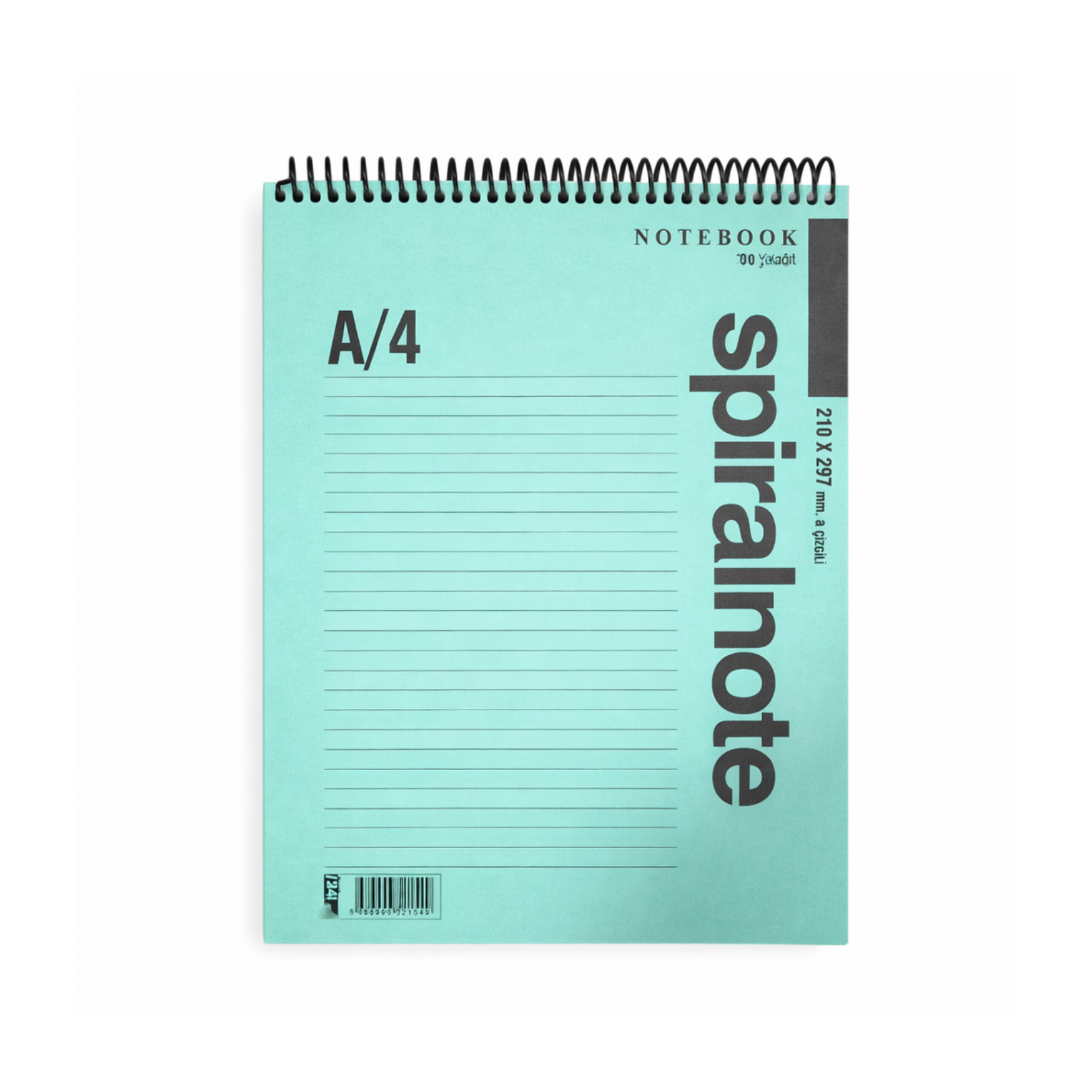 İNCİ A4 PP KAPAK ÇİZGİLİ 210X297 MM 12 Lİ NOT DEFTERİ 80 YPR