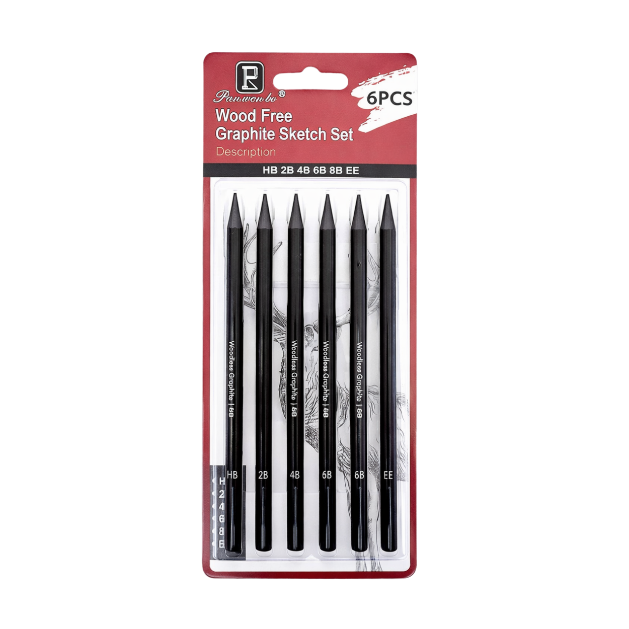 DOMİNİC KÖMÜR KALEM 6 LI 