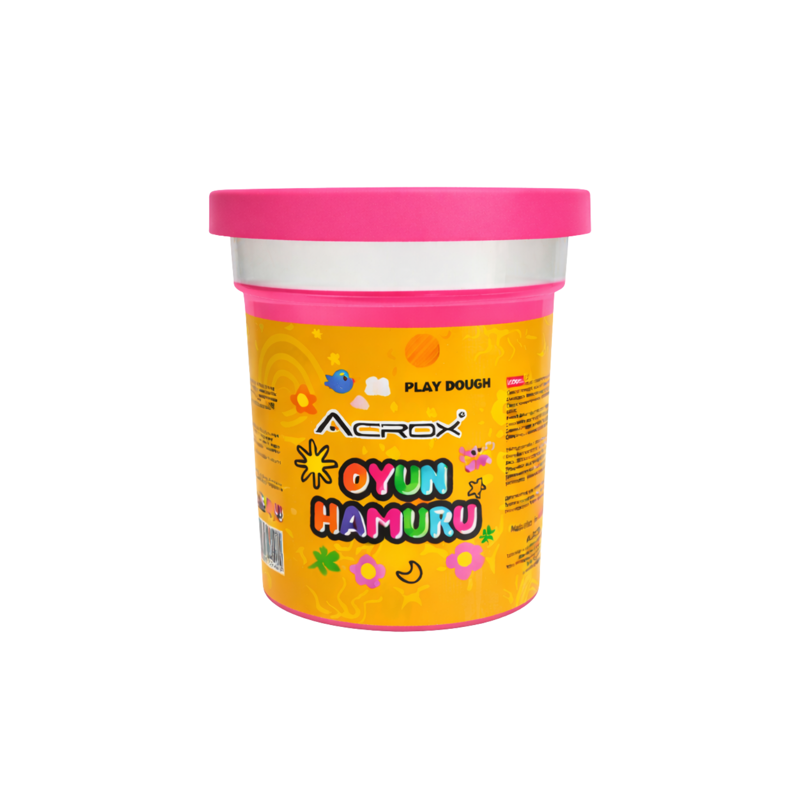 ACROX TEKLİ OYUN HAMURU PEMBE 110 GR