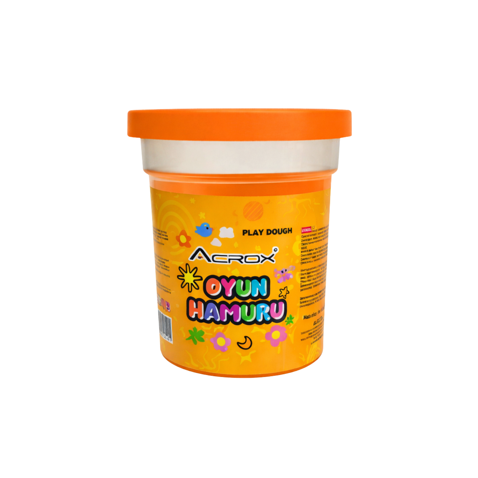 ACROX TEKLİ OYUN HAMURU TURUNCU 110 GR
